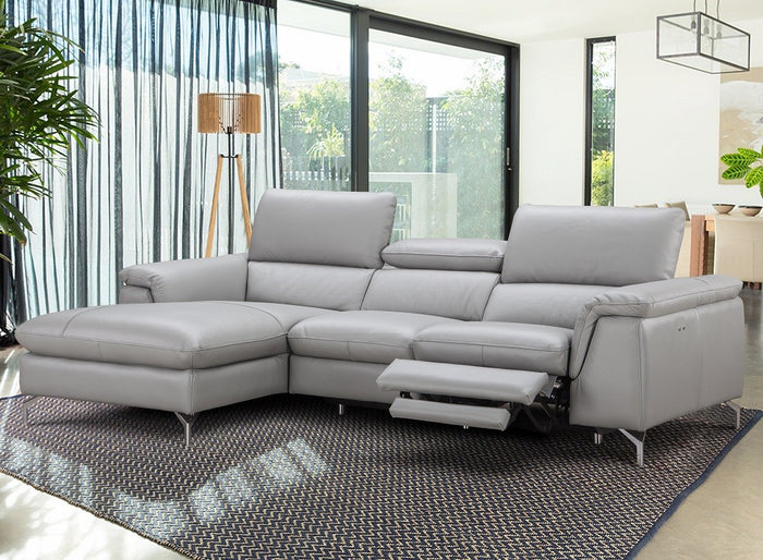 Serene Apartment Size Leather Sectional