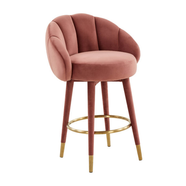 Mya Velvet Swivel Stool in 3 Colors Options