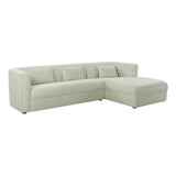 Coulson Velvet Sectional in 3 Color Options