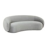 Kennedy Curved Velvet Sofa in 4 Color Options