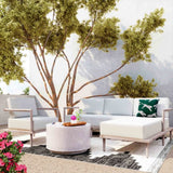 Emil Cream Outdoor Lounge Collection