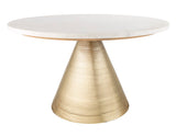 Tayden White Marble Occasional Tables Collection