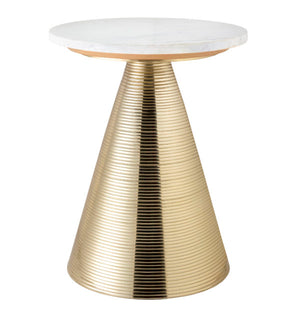 Tayden White Marble Occasional Tables Collection