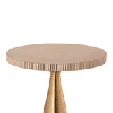 Round Natural Stone Accent Table