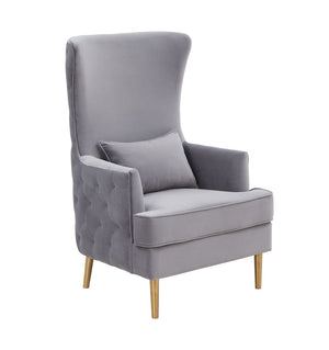 Lydia Tall Tufted Back Accent Chair in 3 Color Options