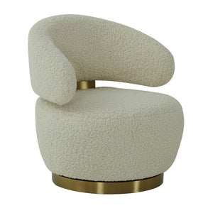 Faux Shearling Accent Chair
