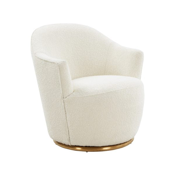 Zion Boucle Swivel Chair