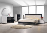 Turi Modern Platform Bed with LED Headboard