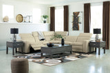 Tex Leather Power Reclining Sectional in 2 Color Options