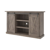 Arlene Media Stand with Sliding Barn Doors