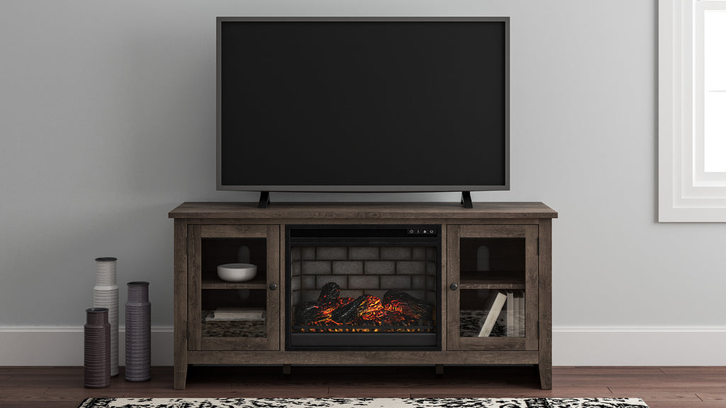 Arlene 60" Media Stand with Optional Fireplace