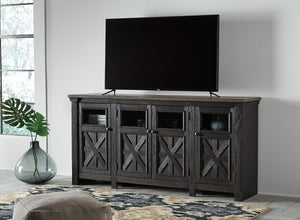 Tyrese Rustic Dual Tone Media Stand