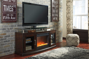 Chandler 60" Media Stand with Optional Fireplace