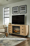 Fresco Media Stand with Optional Fireplace