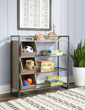 Chic Two Tone Shoe Rack with Cubbies