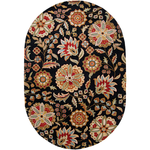 Ernie Oval Area Rug in 3 Colors & 2 Sizes