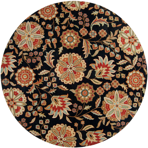 Ernie Round Area Rug in 3 Colors & 4 Sizes