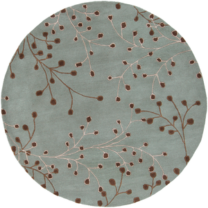 Enrique Round Area Rug in 7 Colors & 4 Sizes