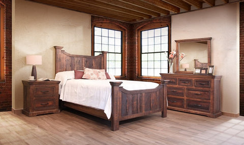 Madrid Solid Wood Rustic Bedroom Collection