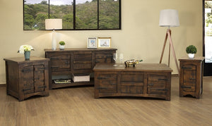 Meza Rustic Solid Wood Occasional Collection
