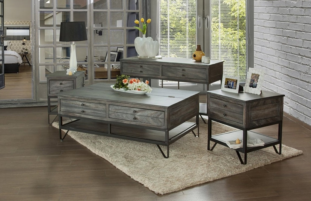 Mara Grey Rustic Occasional Collection