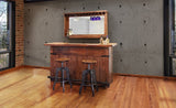 Industrial Solid Wood Bar Unit