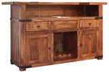 Industrial Solid Wood Bar Unit