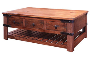 Rustic Solid Parota Wood Occasional Collection