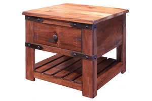 Rustic Solid Parota Wood Occasional Collection