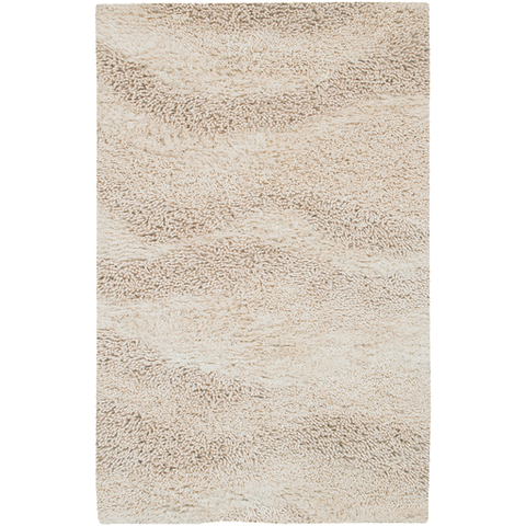 Berkeley Plush Cream Area Rug in 10 Sizes