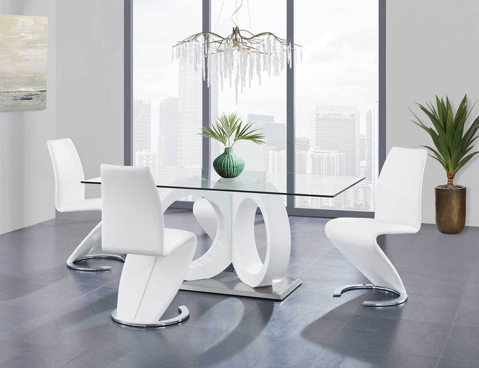 Olivia White Dining Room Collection