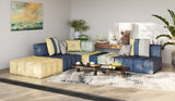 Modern Modular Multicolor Fabric Sectional