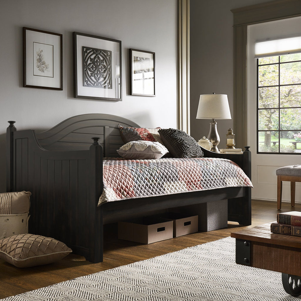 Traditional Panel Day Bed with Option Trundle in 3 Color Options