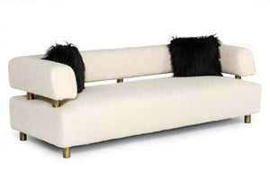 Janet Glam Beige Living Room Collection