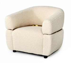 Janet Glam Beige Living Room Collection