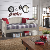 Traditional Slatted Day Bed with Option Trundle in 3 Color Options