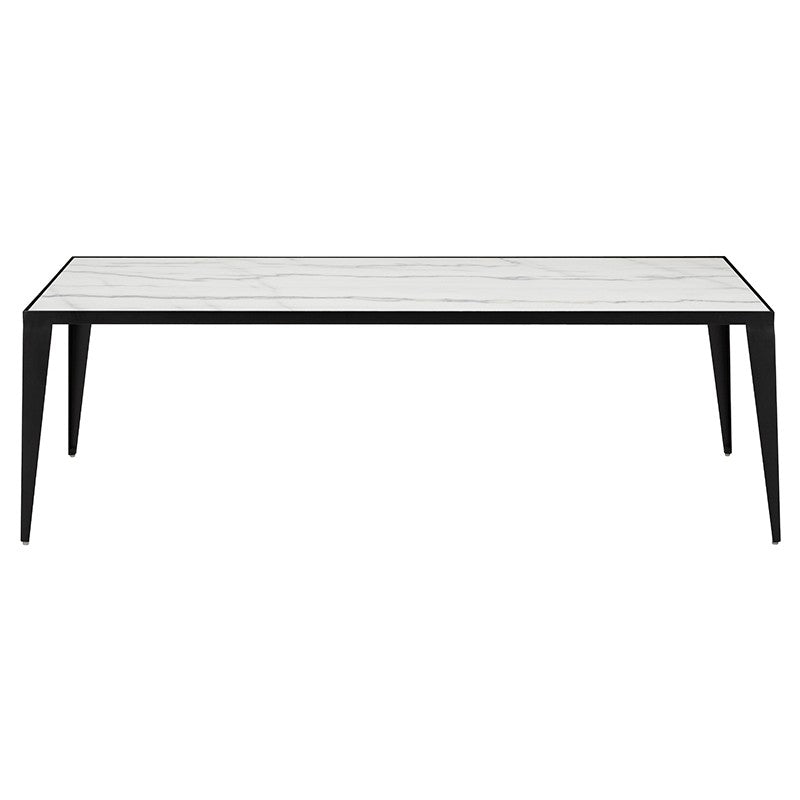 Mink Rectangular Marble Coffee Table in 3 Color Options