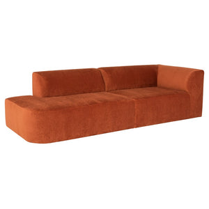 Isla Contemporary Fabric Sofa in 4 Color Options