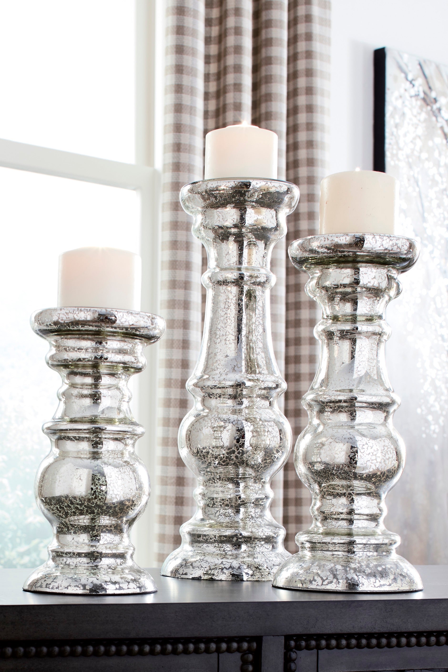 Rosie 3 Piece Candle Holder Set