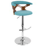 Garner Adjustable Barstool in Teal or Orange