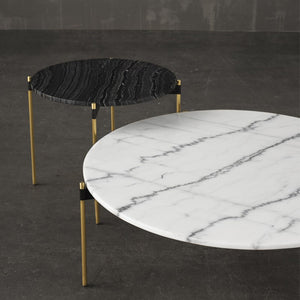 Pixie Round Marble Occasional Collection in 3 Color Options