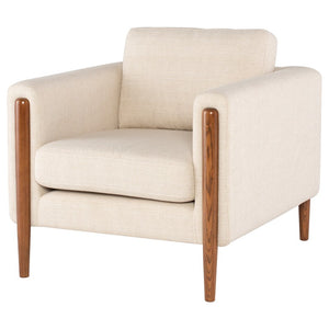 Steen Sand Fabric Living Room Collection with Walnut Legs