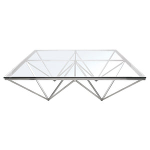 Origami Square Glass Coffee Table