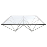 Origami Square Glass Coffee Table