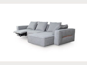 Josie Gray Modular Power Reclining Sectional with Adjustable Backs