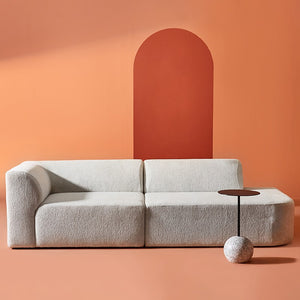 Isla Contemporary Fabric Sofa in 4 Color Options