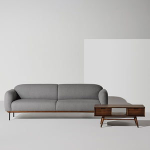 Benson Grey Fabric Living Room Collection