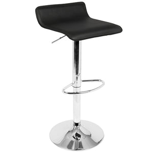 Alessia Backless Adjustable Barstool in 4 Color Options