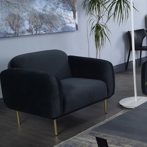 Benson Shadow Grey Fabric Living Room Collection