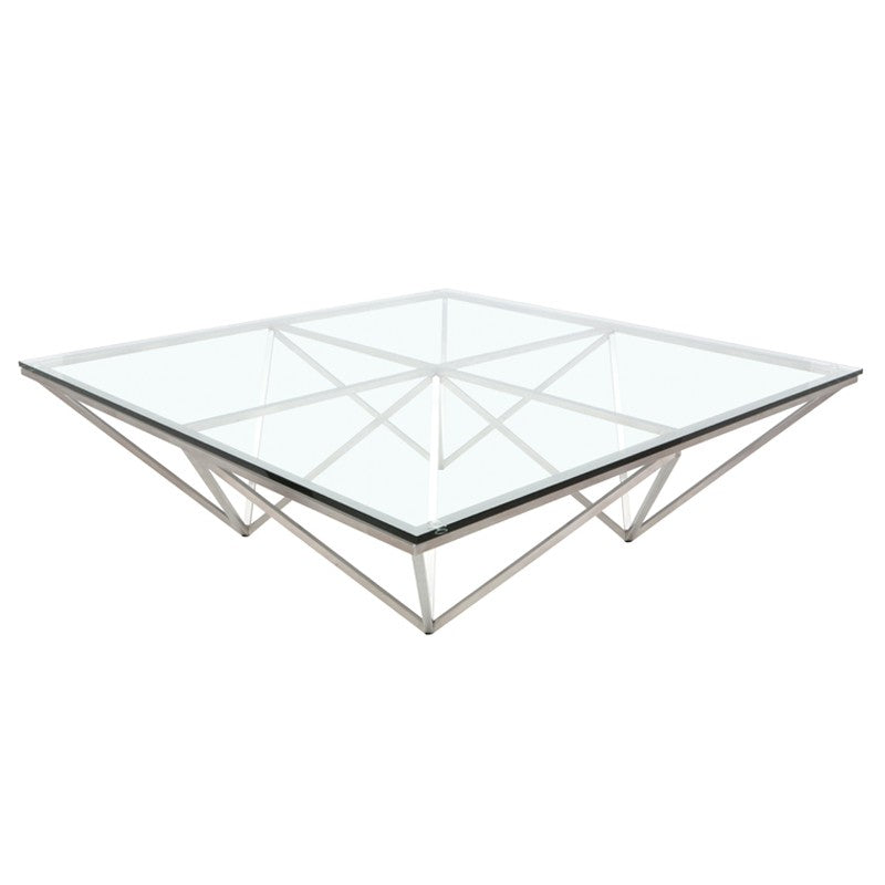Origami Square Glass Coffee Table